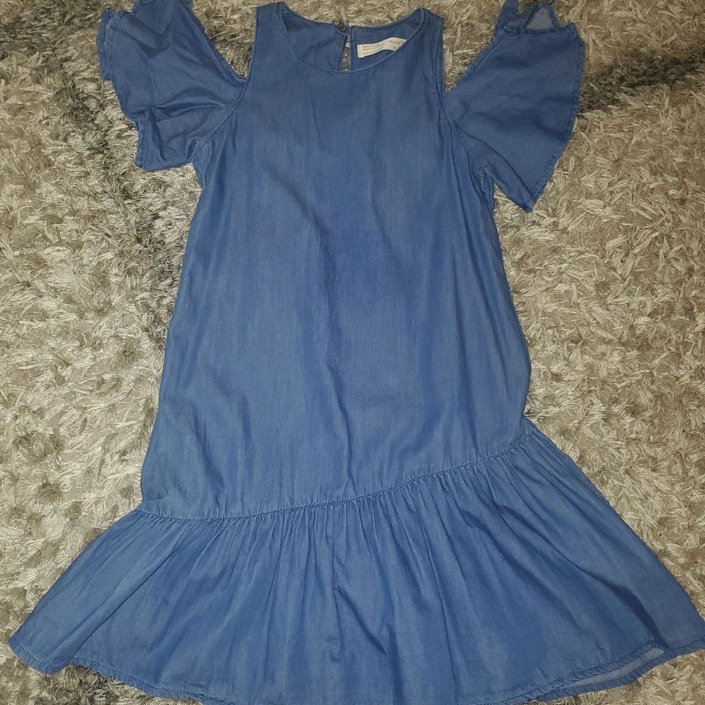 Zara girl denim dress